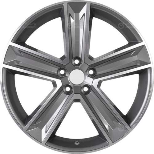 Колесный диск Replay VV299 9xR20 5x112 ET33 DIA66.6 глянцевый темно-серый с полированной лицевой частью