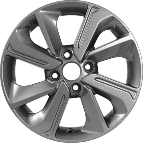 Колесный диск СКАД KL-319 6xR15 4x100 ET46 DIA54.1 темно-серый цвет с перламутровыми оттенками