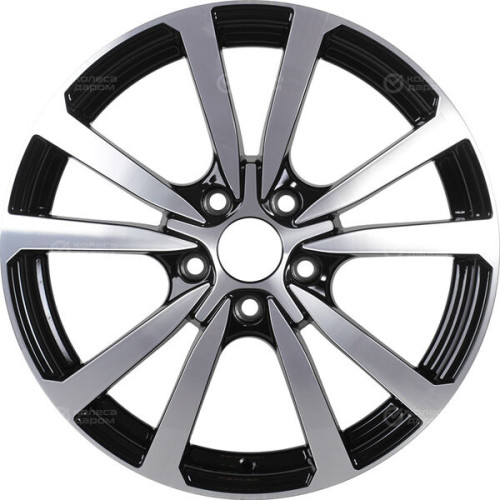 Колесный диск iFree Бэнкс 7xR17 5x112 ET35 DIA66.6 (уценка) чёрный глянцевый с полированной лицевой частью