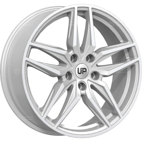 Колесный диск WUP Up112 7xR18 5x114.3 ET37 DIA66.6 глянцевый серебристый