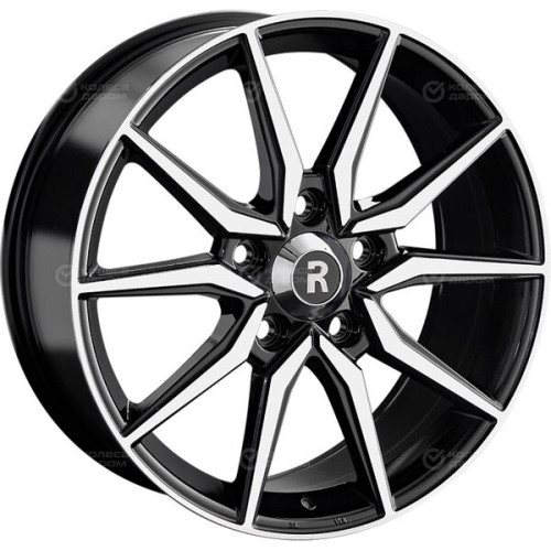 Колесный диск Replay TY420 8.5xR21 5x150 ET54 DIA110.1 черный глянцевый с полированной лицевой частью