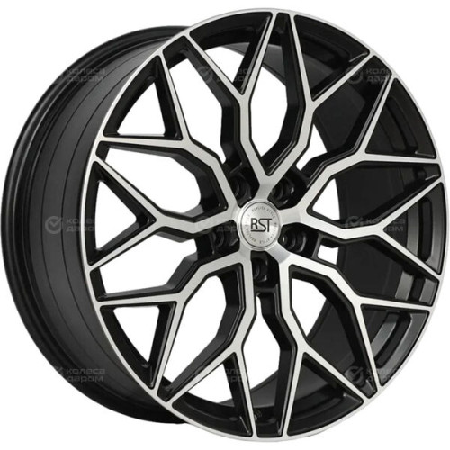 Колесный диск RST R2104FF 9xR21 5x120 ET40 DIA64.1 матовый черный с полированной лицевой частью