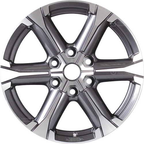 Колесный диск Replay TY350 7.5xR18 6x139.7 ET30 DIA106.1 насыщенный темно-серый полностью полированный