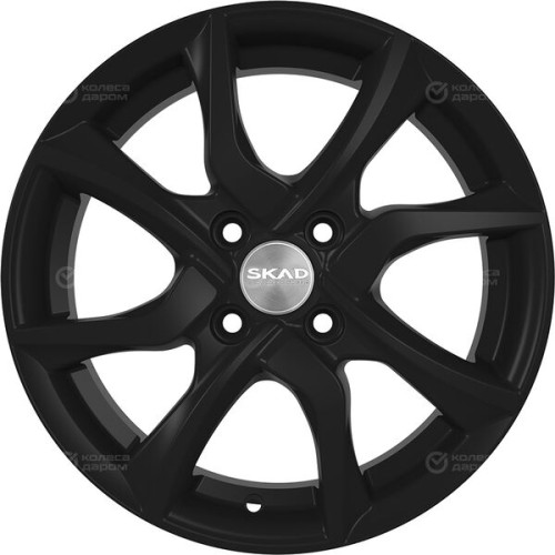 Колесный диск СКАД Тулон 6xR15 4x98 ET35 DIA58.6 черный матовый