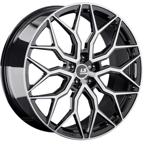 Колесный диск LS Forged LS FG13 8xR18 5x108 ET36 DIA65.1 черный полностью полированный