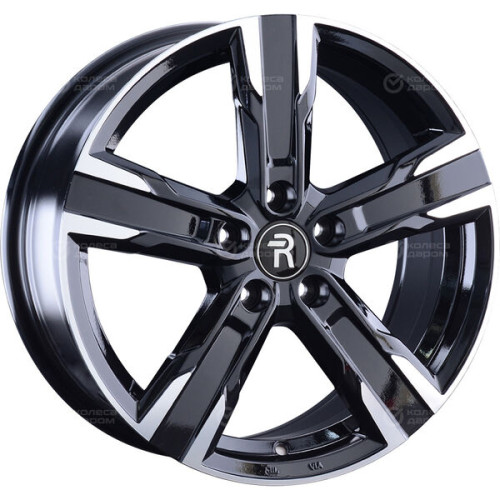 Колесный диск Replay CHG20 7.5xR19 5x114.3 ET35 DIA60.1 черный глянцевый с полированной лицевой частью