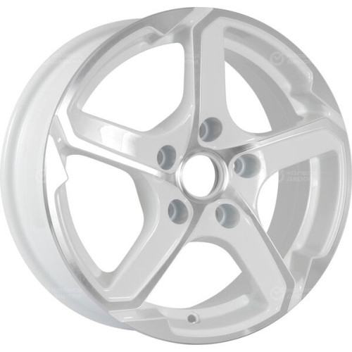 Колесный диск СКАД Аллигатор 6xR15 5x114.3 ET38 DIA67.1 белый с полированной лицевой частью