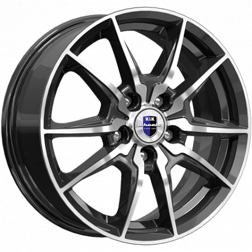 Легковой диск КиК Адамар (КС886) 6,5x16 5x114,3 ET45 66,1 Алмаз черный