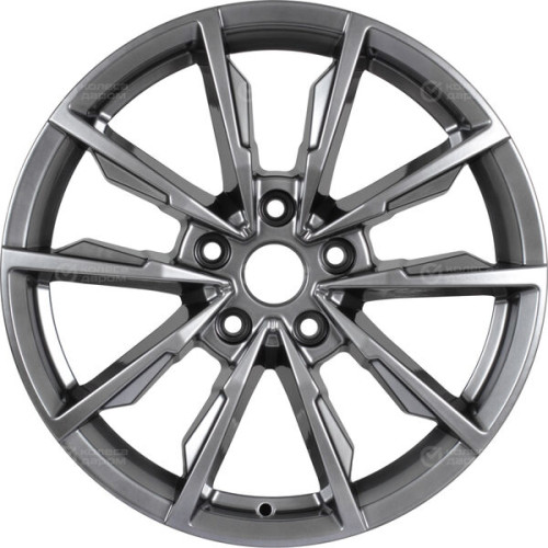 Колесный диск КиК Меренге 7.5xR17 5x100 ET38 DIA67.1 темно-серебристый