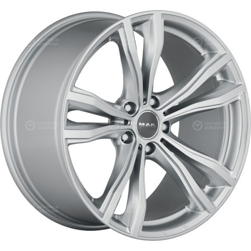 Колесный диск MAK X-Mode 9xR19 5x120 ET18 DIA74.1 серебристый