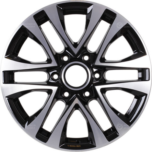 Колесный диск NEO 832 7.5xR18 6x139.7 ET25 DIA106.1 глянцевый черный с полированной лицевой частью