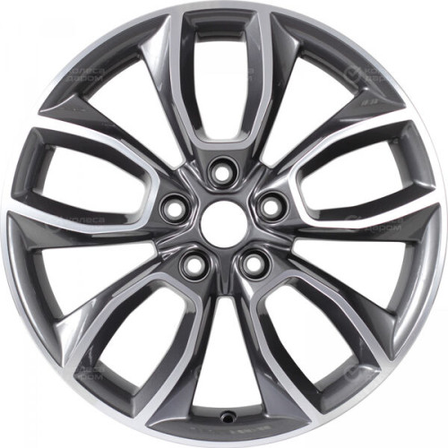 Колесный диск СКАД Premium Series КР001 (18_Qashqai) 7xR18 5x114.3 ET40 DIA66.1 светло-серый зеркальный