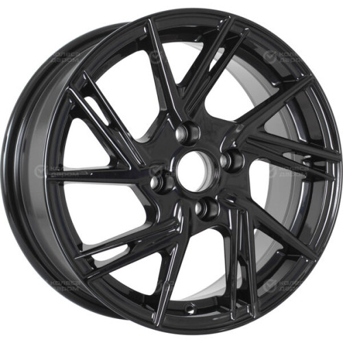 Колесный диск WUP Up115 6.5xR15 4x100 ET37 DIA60.1 черный глянцевый