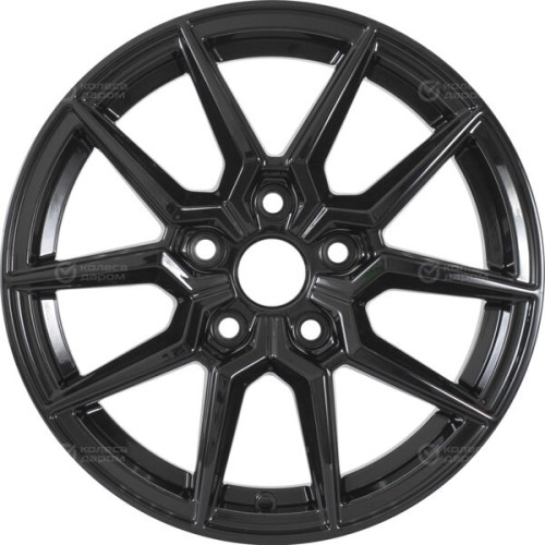 Колесный диск WUP Up117 6.5xR15 5x110 ET35 DIA65.1 черный глянцевый