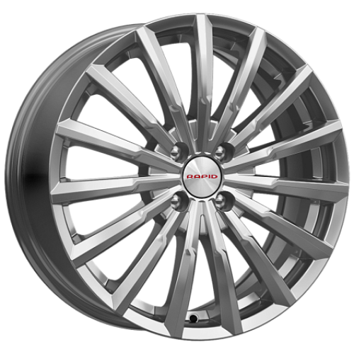Легковой диск КиК Акцент 7x17 5x114,3 ET48 67,1 Дарк платинум