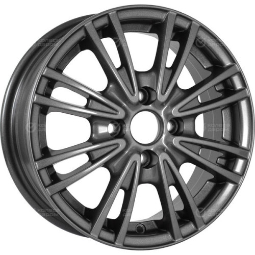 Колесный диск СКАД Пантера 5.5xR14 4x98 ET39 DIA58.6 темно-серый цвет с перламутровыми оттенками