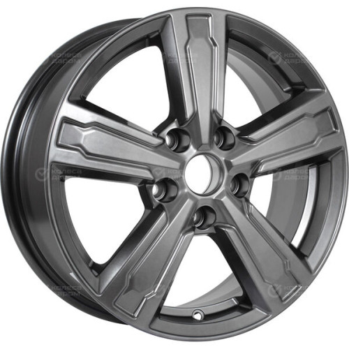 Колесный диск КиК Оклахома 6.5xR16 5x114.3 ET38 DIA67.1 темно-серебристый