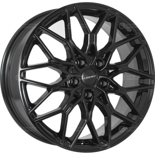 Колесный диск KHOMEN KHW1813 (Chery Tiggo 7 (Pro/Pro Max) 7xR18 5x108 ET33 DIA60.1 черный глянцевый