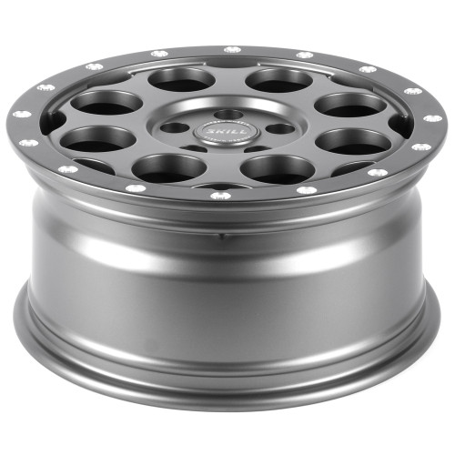 Легковой диск Skill Wheels SV607 8,5x18 5x120 ET45 65,1 Графит матовый + матовый обод + полированные болты