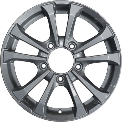 Колесный диск СКАД Тундра 6.5xR16 5x139.7 ET40 DIA98.5 темно-серебристый