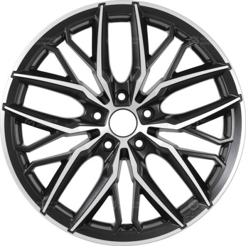 Колесный диск X-trike X139 7.5xR19 5x114.3 ET35 DIA67.1 черный матовый с полированной лицевой частью