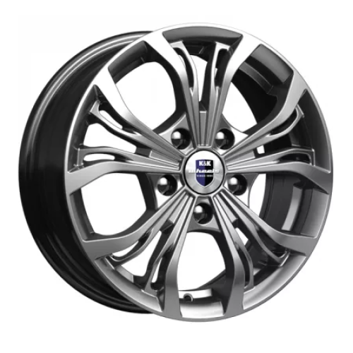Легковой диск КиК Аламида 6,5x16 5x105 ET38 56,6 Дарк платинум