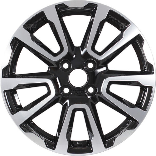 Колесный диск iFree Original КС1026 (ZV 16_Rio) 6.5xR16 4x100 ET46 DIA54.1 черный глянцевый с полированными элементами лицевой поверхности