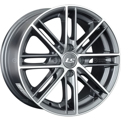 Колесный диск LS LS 478 6.5xR15 4x100 ET40 DIA73.1 насыщенный темно-серый полностью полированный