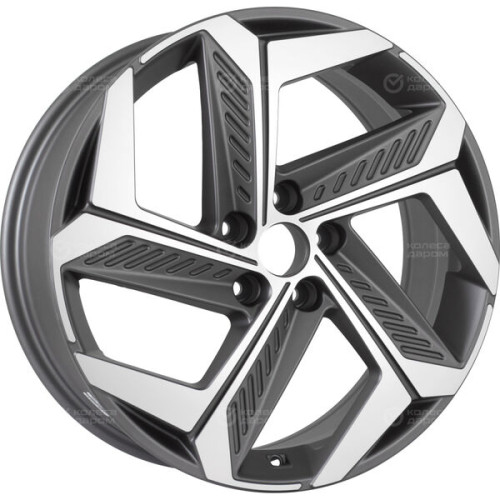 Колесный диск Replay SB106 7xR18 5x114.3 ET48 DIA56.1 темно-серый матовый ,частично полированный