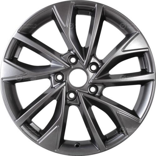 Колесный диск КиК Роквуд 7xR17 5x114.3 ET45 DIA67.1 темно-серебристый