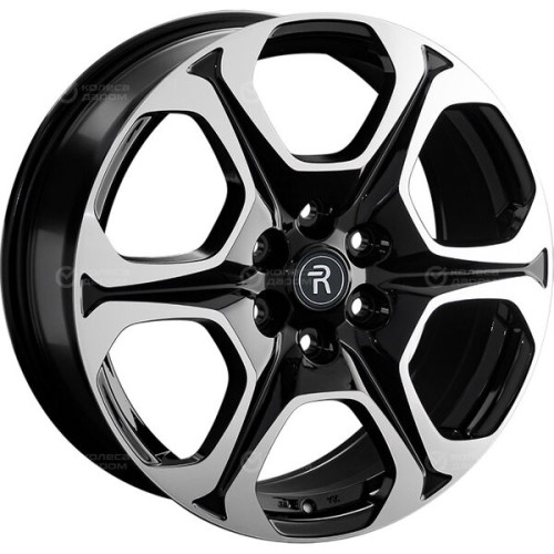 Колесный диск Replay TY401 8xR20 6x139.7 ET60 DIA95.1 черный глянцевый с полированной лицевой частью
