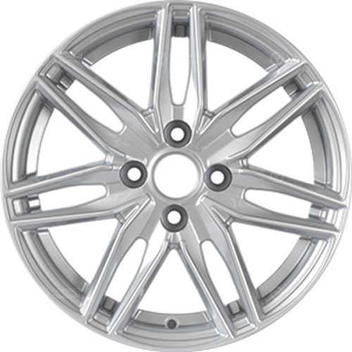 Колесный диск KDW KD1570 6xR15 4x98 ET30 DIA58.5 серебристый