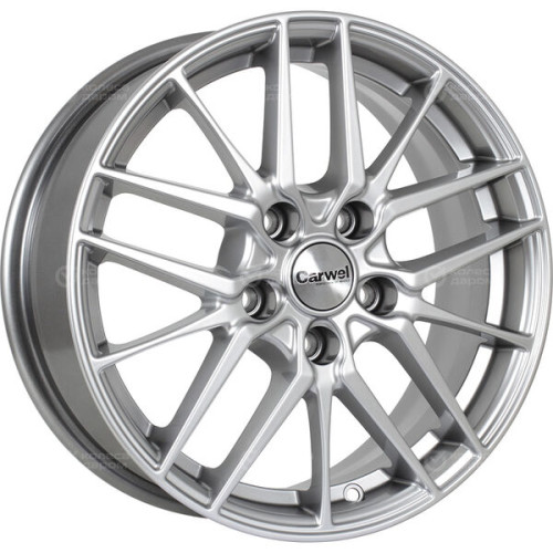 Колесный диск Carwel Лача 6.5xR16 5x110 ET46 DIA63.35 серебристый