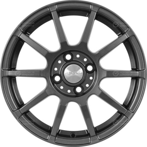 Колесный диск СКАД Акита 6xR15 4x100 ET50 DIA60.1 темно-серый цвет с перламутровыми оттенками