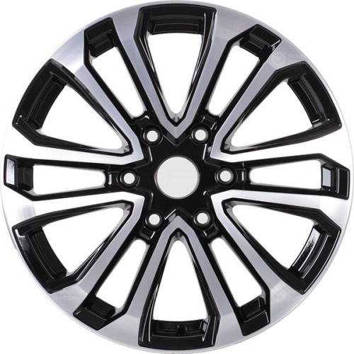 Колесный диск RST R117 7.5xR17 6x139.7 ET25 DIA106.1 глянцевый черный с полированной лицевой частью