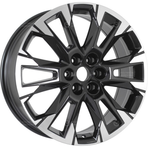 Колесный диск Replay KI385 8xR20 6x114.3 ET46 DIA67.1 черный полностью полированный