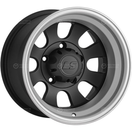 Колесный диск LS LS 889 10xR15 5x139.7 ET-45 DIA108.1 черный матовый с полированным ободом