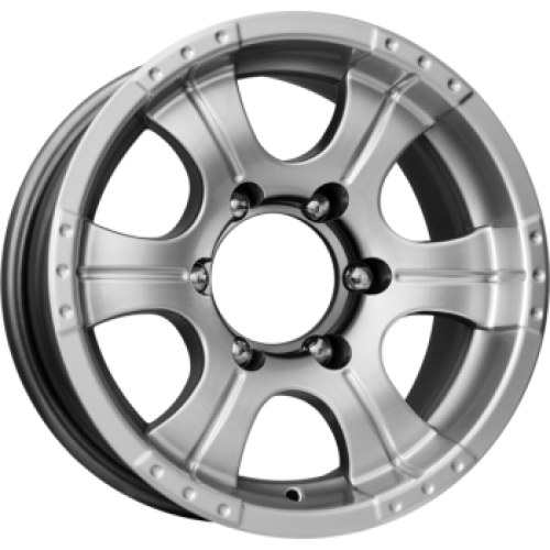 Легковой диск КиК Байконур 7x15 6x139,7 ET-5 108,5 Дарк платинум