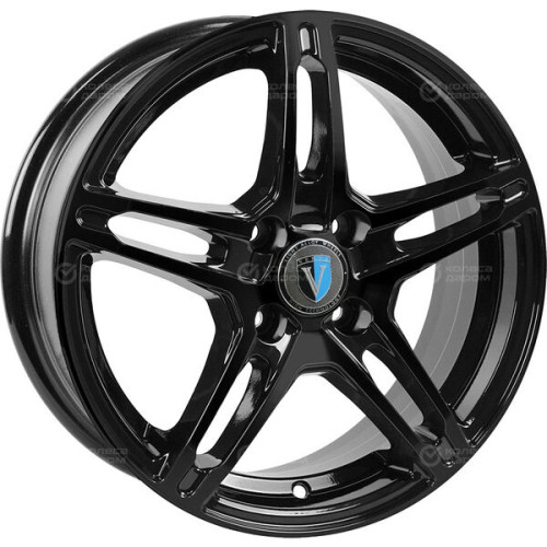 Колесный диск VENTI 1518 6xR15 4x100 ET40 DIA60.1 черный глянцевый