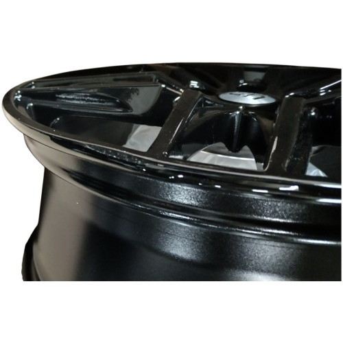 Легковой диск Wheels Up Up112 7x18 5x108 ET50 60,1 New black (уценка: замятие обода)