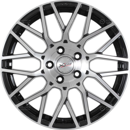 Колесный диск X-trike X131 7xR17 5x114.3 ET40 DIA66.1 черный глянцевый с полированной лицевой поверхностью