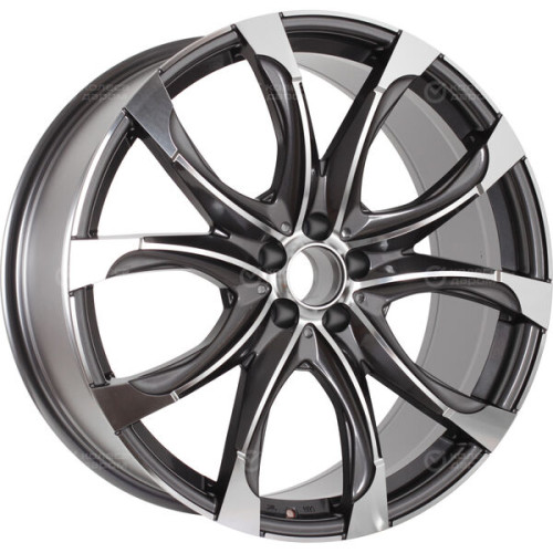 Колесный диск Replay MR161 9.5xR22 5x112 ET45 DIA66.6 насыщенный темно-серый полностью полированный