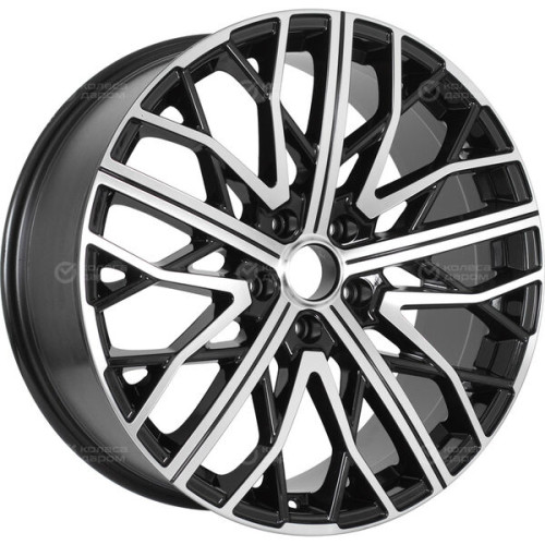 Колесный диск RST R002 8.5xR20 5x114.3 ET45 DIA67.1 глянцевый черный с полированной лицевой частью
