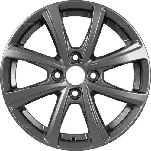 Колесный диск Carwel Акуш 6xR15 4x100 ET45 DIA56.6 серый матовый