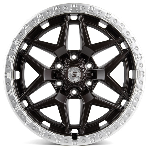 Легковой диск Skill Wheels SV631-SK333 9x20 6x139,7 ET28 106,1 Бронза матовая + полированный обод