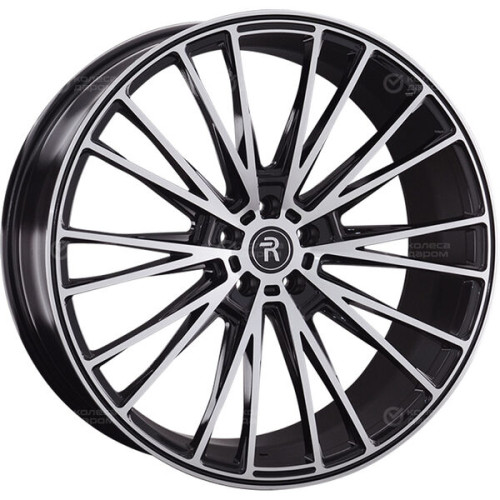 Колесный диск Replay V101 9xR22 5x108 ET38.5 DIA63.3 черный глянцевый с полированной лицевой частью
