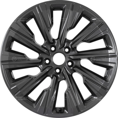 Колесный диск КиК Галего 7.5xR19 5x114.3 ET40 DIA64.1 (уценка) насыщенный темно-серый полностью полированный
