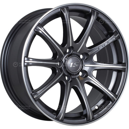 Колесный диск LS LS 317 7xR16 5x114.3 ET40 DIA73.1 насыщенный темно-серый полностью полированный