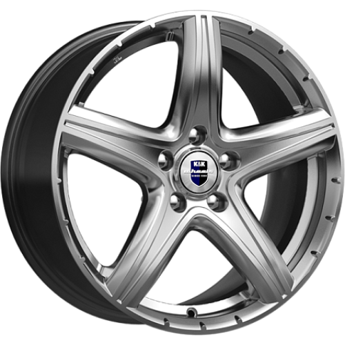 Легковой диск КиК Барракуда 7,5x17 5x112 ET45 66,6 Дарк платинум