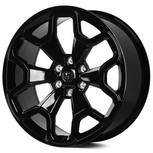 Легковой диск Skill Wheels SV212 9x20 6x139,7 ET19 77,8 чёрный глянцевый